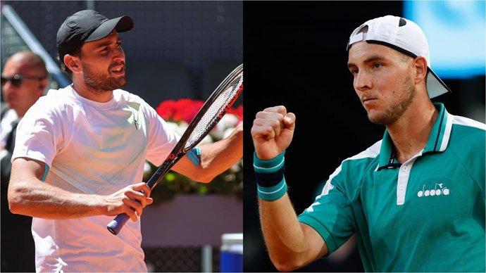 Struff y Karatsev, de verse en la previa a pelear por la final de Madrid
