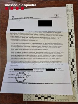 Ejemplo de una de las cartas