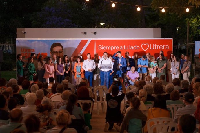 Acto de presentación de la campaña del PSOE de Utrera