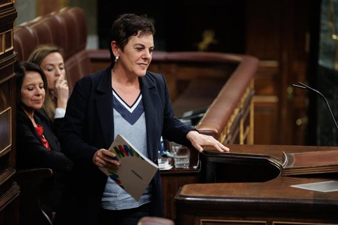 Archivo - La diputada de EH Bildu en el Congreso Mertxe Aizpurua 