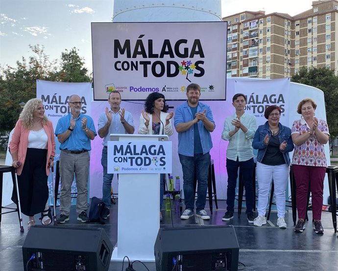 Presentación de la candidatura de  Con Málaga