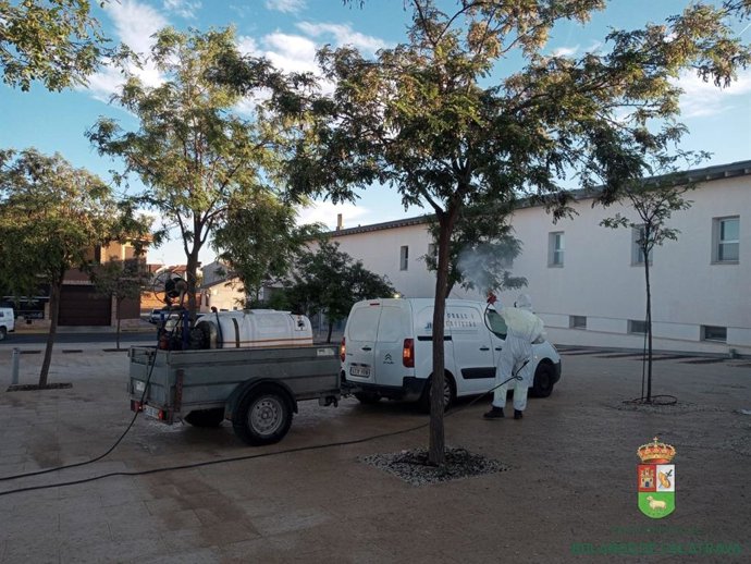 Bolaños adelanta la campaña de fumigación.