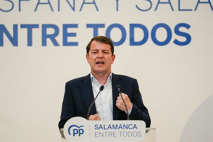 El presidente autonómico del PP, Alfonso Fernández Mañueco