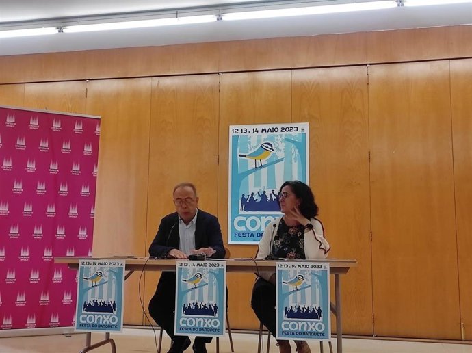 El alcalde de Santiago, Xosé Sánchez Bugallo, en la presentación de la programación del Banquete de Conxo.