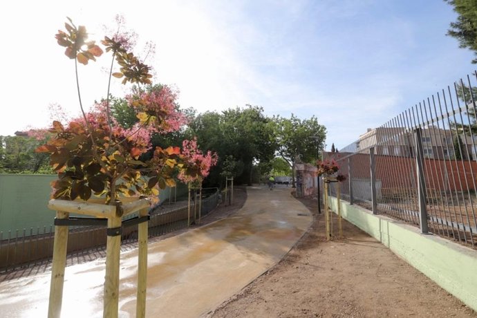 La calle Hayedo estrena andador peatonal y conectar la Ciudad Escolar Pignatelli con La Floresta