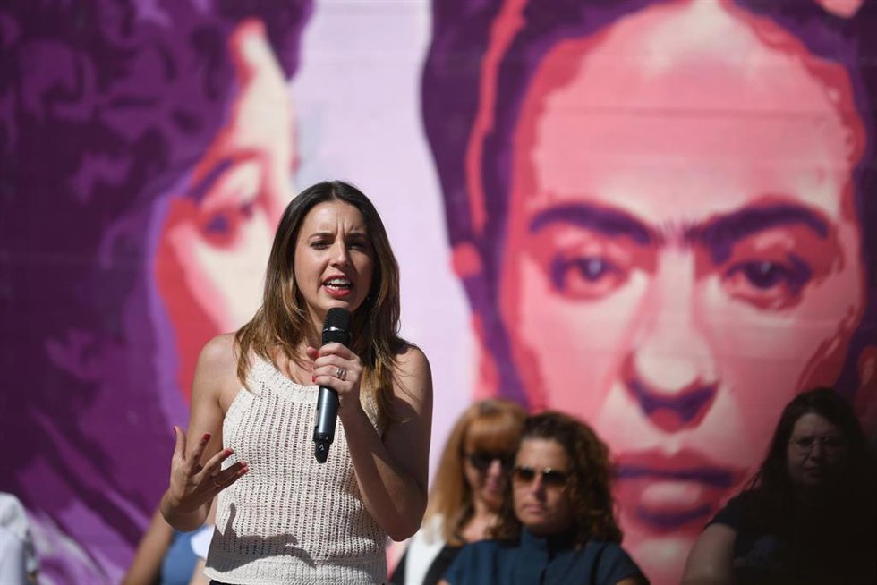 La ministra de Igualdad y secretaria de Acción de Gobierno de Podemos, Irene Montero