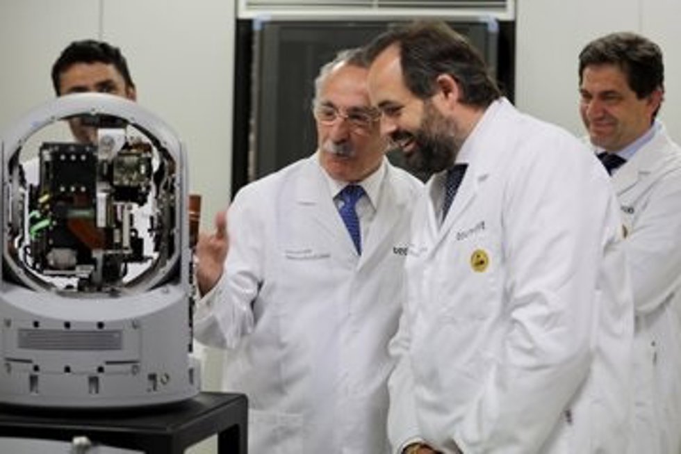 El presidente del PP de Castilla-La Mancha y candidato de esta formación a presidir la Junta, Paco Núñez en Vadepeñas