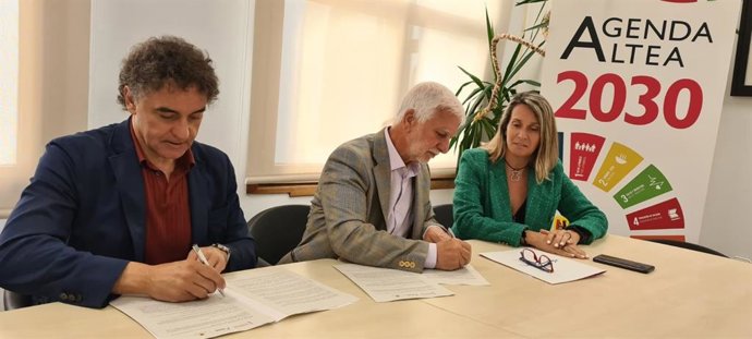 Acto de firma del convenio