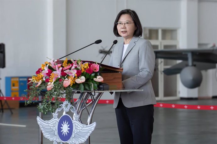 Archivo - La presidenta de Taiwán, Tsai Ing Wen. 