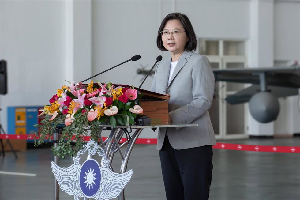 Archivo - La presidenta de Taiwán, Tsai Ing Wen.