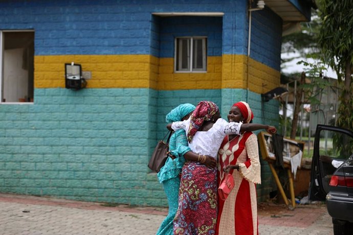 Archivo - Niñas liberadas de Chibok