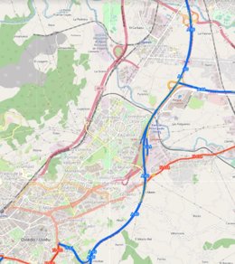 Obras del tercer carril