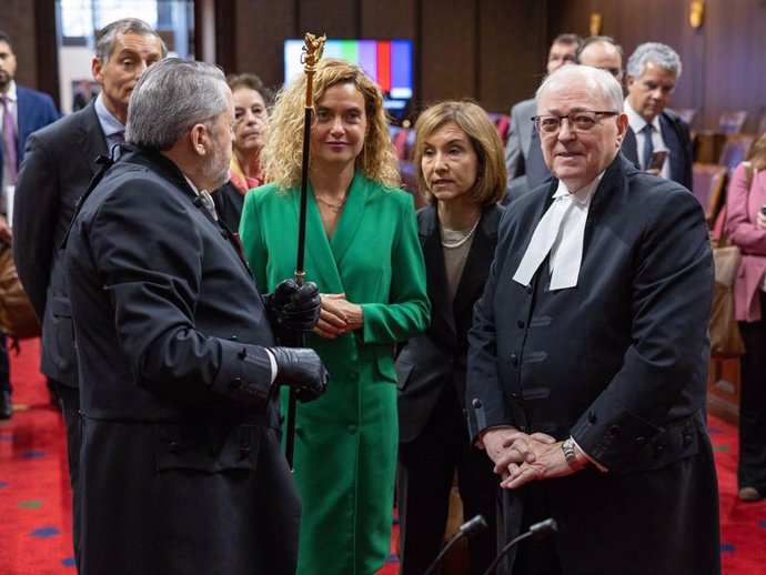 La presidenta del Congreso, Meritxell Batet, durante su visita oficial a Canadá.