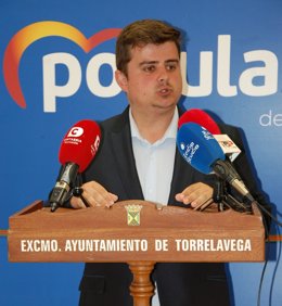 El candidato del PP a la Alcaldía de Torrelavega, Miguel Ángel Vargas
