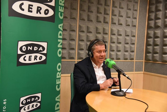 El presidente de Castilla-La Mancha y candidato del PSOE, Emiliano García-Page.