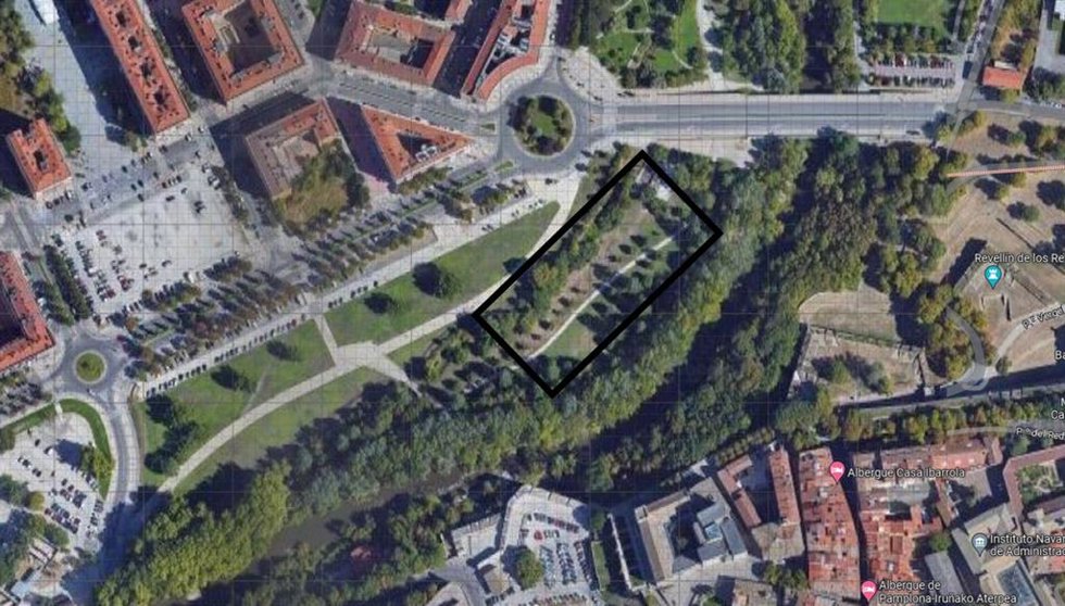 Imagen de la zona para las txoznas.