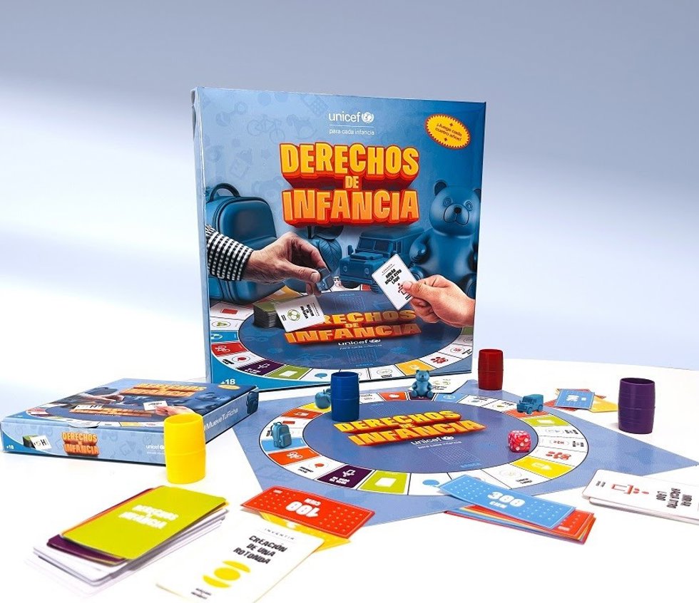 El juego de la campaña de UNICEF 'Mueve tu ficha'.
