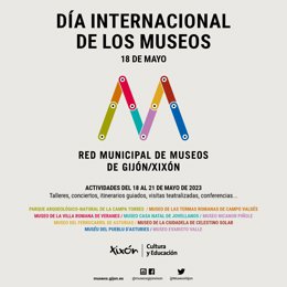 Programa de actividades de la Fundación Municipal de Cultura de Gijón por el Día Internacional de los Museos