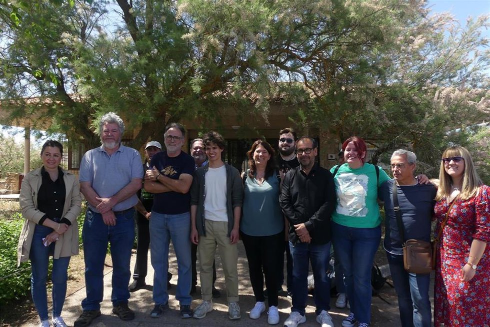Unidas Podemos CLM visita el parque natural de las Tablas de Daimiel