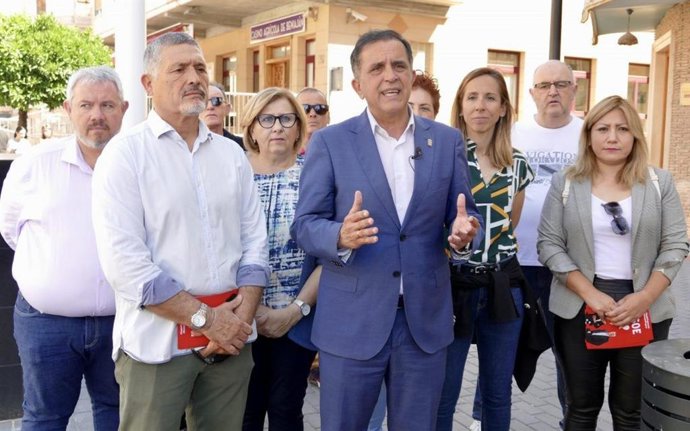 El candidato del PSOE a la Alcaldía de Murcia, José Antonio Serrano