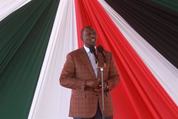 Archivo - El presidente de Kenia, William Ruto