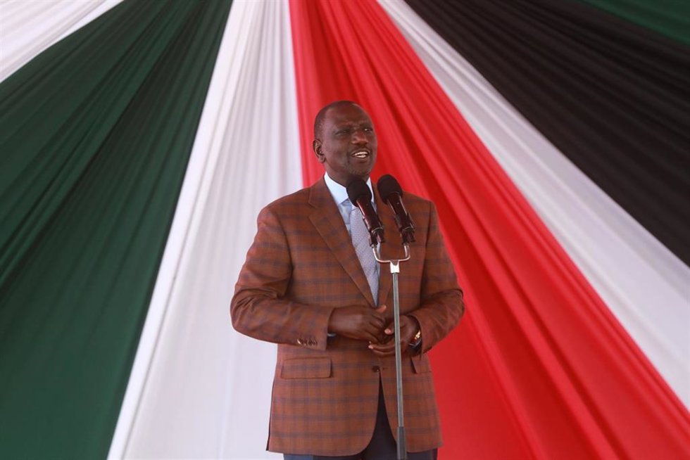 Archivo - El presidente de Kenia, William Ruto