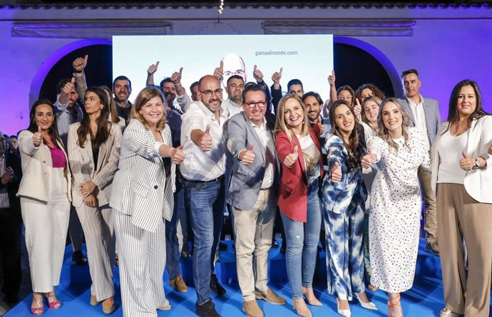 Presentación del candidato del PP al Ayuntamiento de Almonte (Huelva), Miguel Ángel Jiménez.