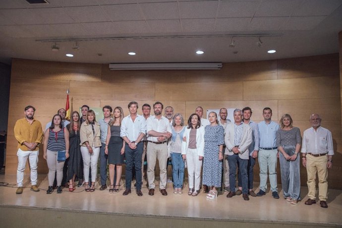 Presentación de la candidatura de Vox para el Ayuntamiento de Huelva.
