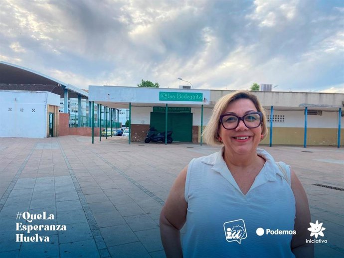 La Candidata de La Izquierda de Huelva a la Alcaldía (Izquierda Unida, Podemos, Iniciativa del Pueblo Andaluz).