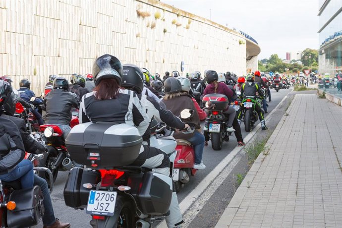 Archivo - Ruta motera del CSIF en una imagen de archivo.