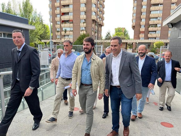 El vicepresidente de la Junta, Juan García-Gallardo, participa en la presentación de los candidatos de Vox en la provincia de Valladolid