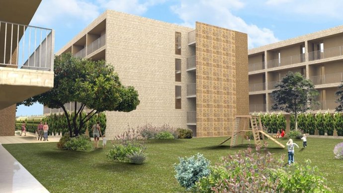 Anteproyecto constructivo de las nuevas 100 viviendas para los vecinos de los Don Pepe, en Ibiza