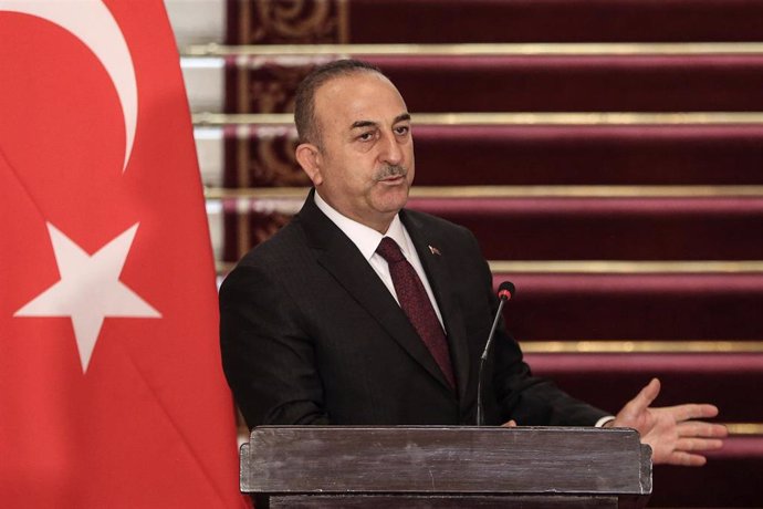 Archivo - El ministro de Exteriores turco, Mevlut Cavusoglu