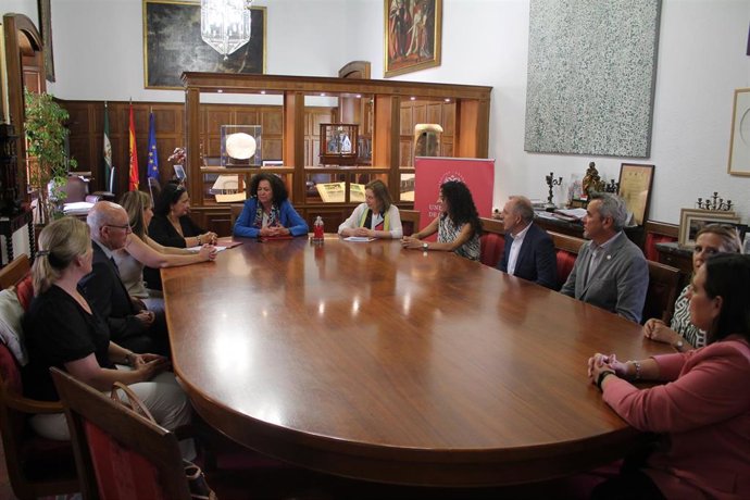 Momento de la firma.