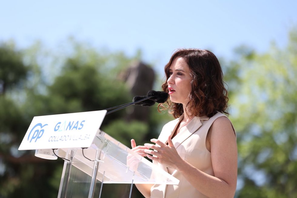 Presidencia, Isabel Díaz Ayuso, en Collado Villalba