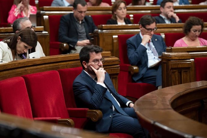 El presidente de la Generalitat, Pere Aragons