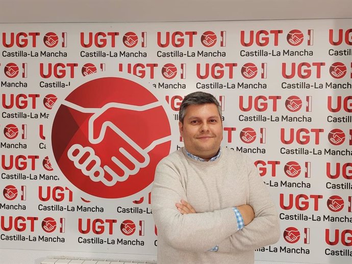 El secretario regional de UGT Luis Manuel Monforte