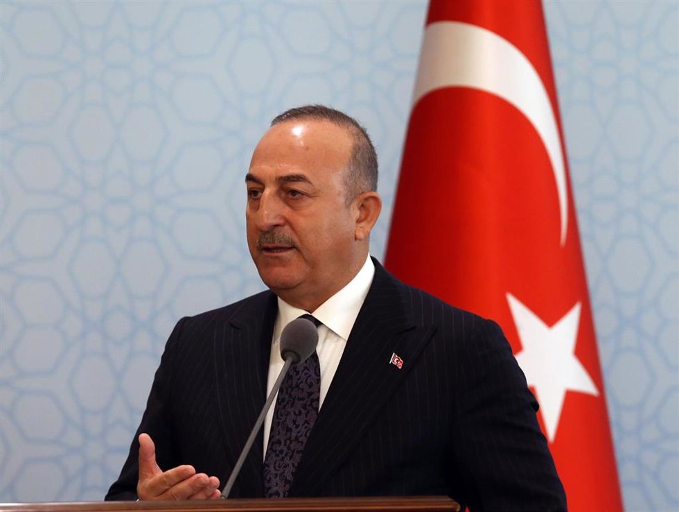 Archivo - El ministro de Exteriores de Turquía, Mevlut Cavusoglu