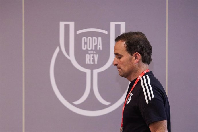 El entrenador de Osasuna, Jagoba Arrasate. 