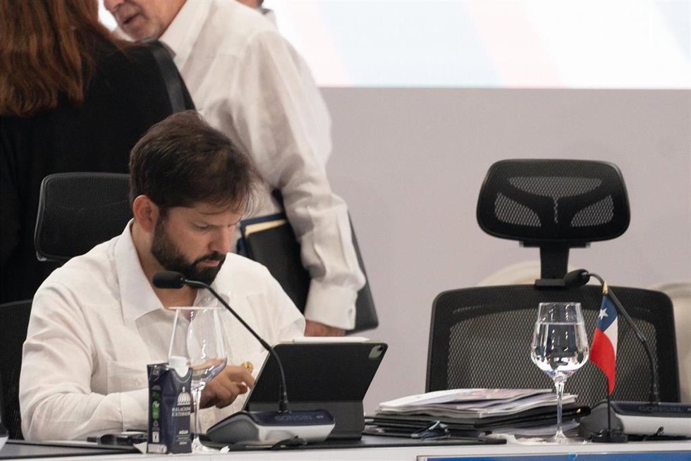 Archivo - Gabriel Boric, presidente de Chile, en la XXVIII Cumbre Iberoamericana