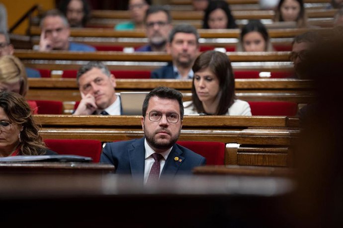 El presidente de la Generalitat, Pere Aragons