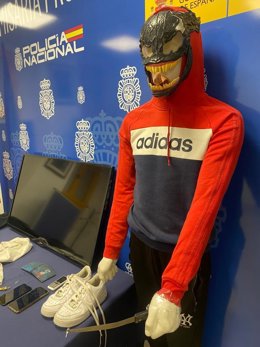 Objetos incautados en la operación 'Araña' de la Policía Nacional