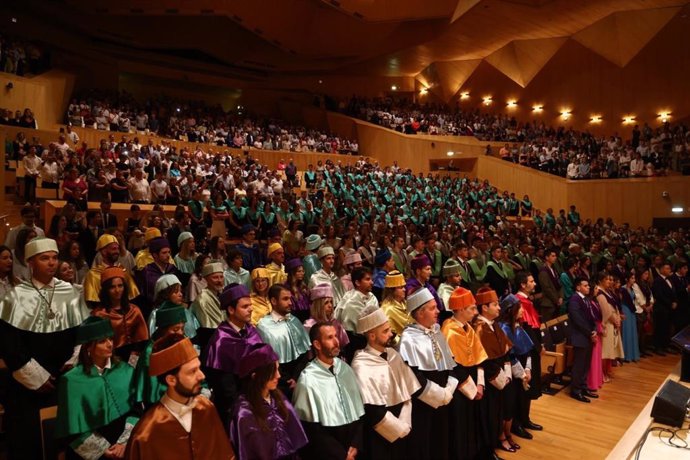 Acto de graduación de la Universidad San Jorge.