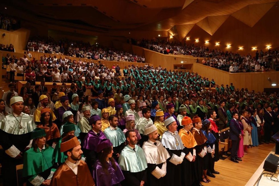 Acto de graduación de la Universidad San Jorge.