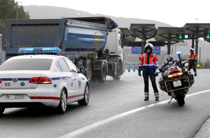 Archivo - Control de la Ertzaintza