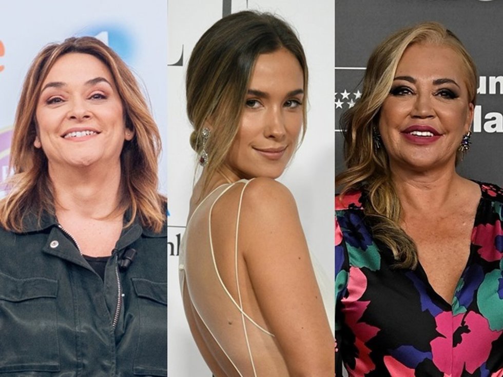 TOÑI MORENO, MARÍA POMBO Y BELÉN ESTEBAN EN IMAGEN DE ARCHIVO