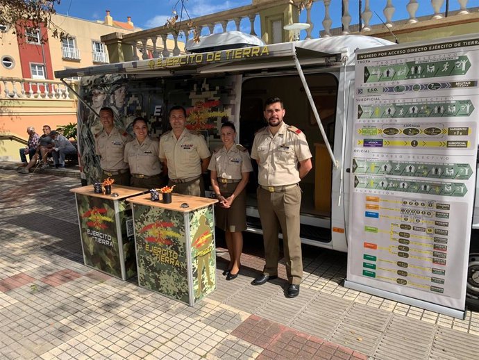 El Ejército de Tierra establece la próxima semana un punto de información en Tenerife sobre procesos de ingreso