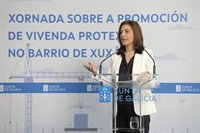Ángeles Vázquez asegura que la Sareb no tiene disponible en Galicia ninguno de los pisos comprometidos por el Gobierno