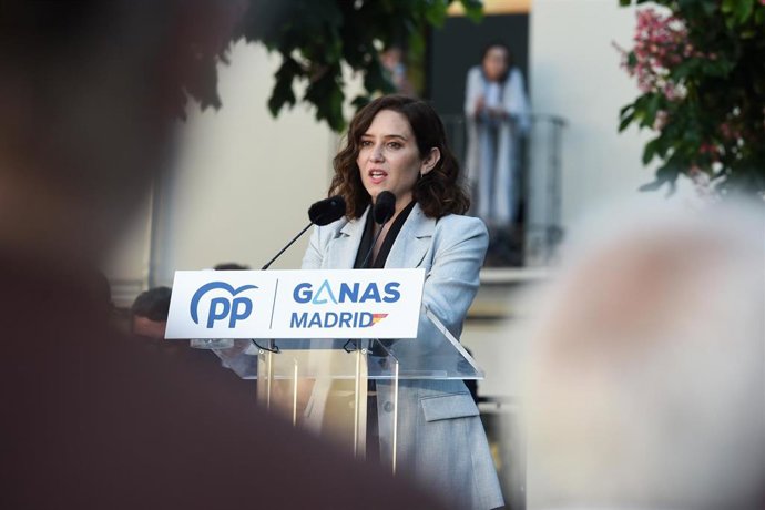 Imagen de recurso de la presidenta de la Comunidad de Madrid y presidenta del Partido Popular de Madrid, Isabel Díaz Ayuso.