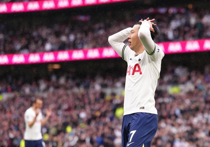 El delantero del Tottenham Hotspur Heung-min Son